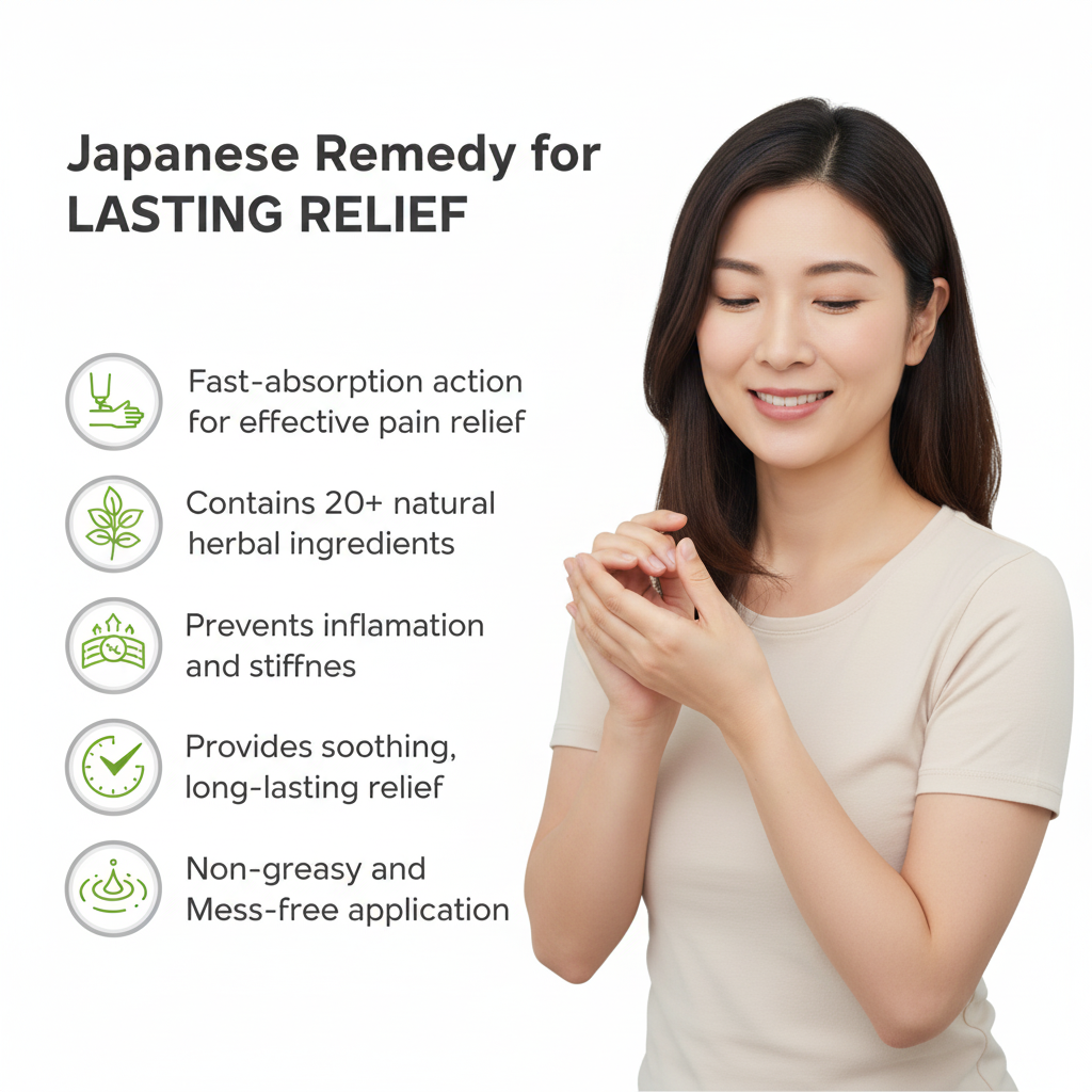 Instant Pain Relief Japanese Soothing Massage Gel